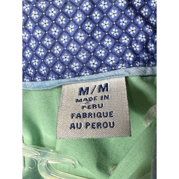 Tommy Bahama IslandZone Shirt Mens Medium Green Long Sleeve Button Front Casual - Picture 5 of 7